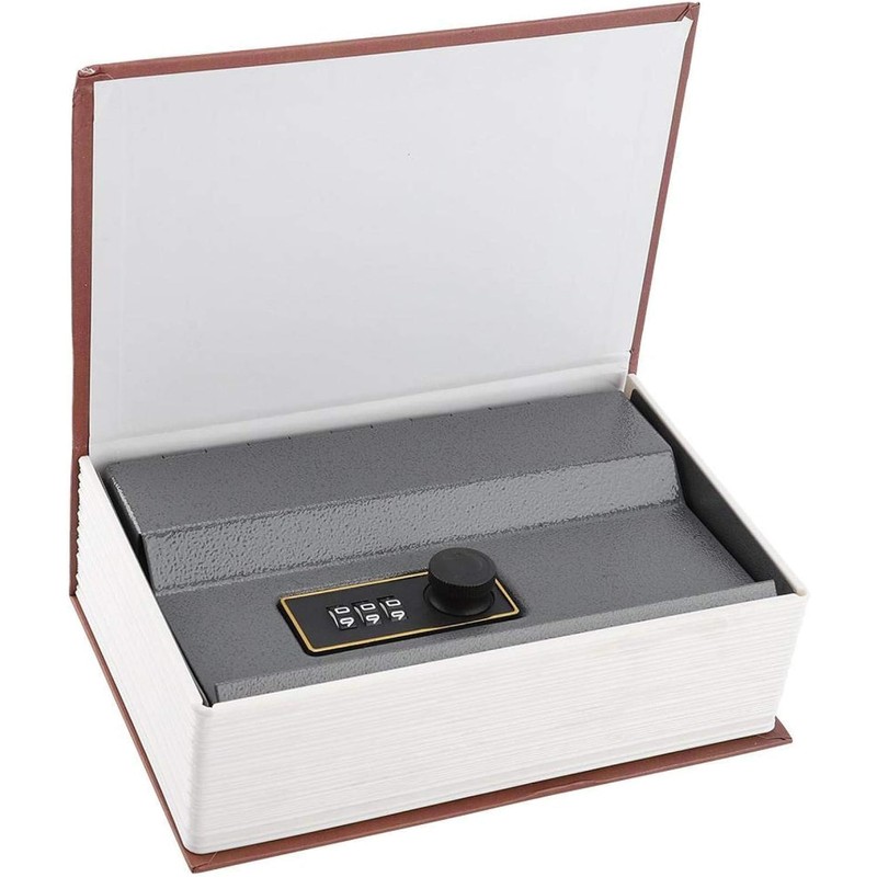 Diversion Book Safe Storage Box with Combination Lock, Secret Hidden
