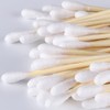 2000 PCs Premium Cotton Swabs Natural Cotton Buds Biodegradable Organic
