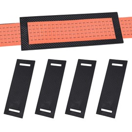 Rubber Edge Protectors for Lashing Straps up to 50 mm Width 290 x 100 x 3 mm, Pack of 4 Edge Protection Rubber Edge Protectors Load Securing Straps Belt Protector Rubber Strips Edge Protection Tie Down Straps Lorry