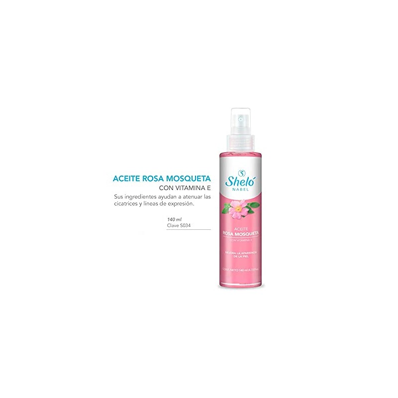 Aceite Rosa Mosqueta Sheló Nabel, 140 ml