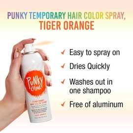 Punky Colour Temporary Hair Color Spray Tiger Orange 3.5oz