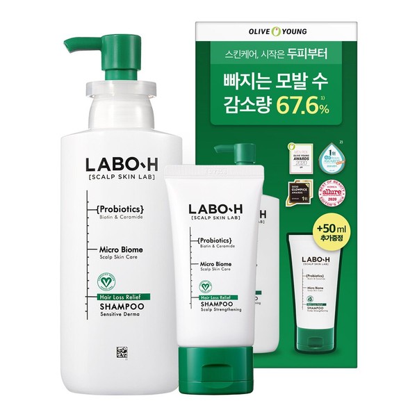LABO-H Scalp Strengthening Shampoo Hair Loss Care 333mL (+50) - LABO-H Scalp Strengthening Shampoo Hair Loss Care