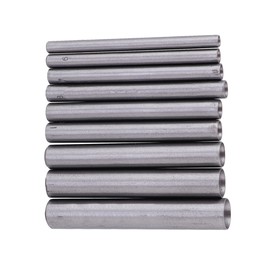 Housoutil Mushroom Rivet Setting Tool, 9PCS Solid Rivet Punch, Rivet Button Setter, Leash Hole Puncher, Rivet Setting Tool Holes Punch Craft Tool Hollow Punching