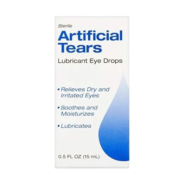 Las Lágrimas Artificiales Estériles Gotas Lubricantes 0,5 Oz