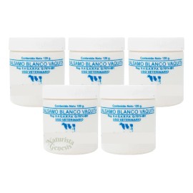 Balsamo Blanco Vaquita 120g Original Para Dolor 5 Pzs