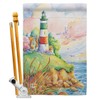 Cliff Lighthouse House Flag Set Coastal Nautical Anchor Sailor Sea