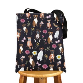 G2TUP Boxer Dog Tote Bag Boxer Dog Mom Gifts Boxer Dog Lover Gifts Boxer Dog Owner Shoulder Bag (boxer dog CA)
