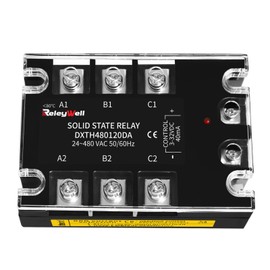 120A SSR Three Phase Solid State Relay, DC to AC ReleyWell