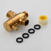 Tecmolog 3 Way Shower Diverter Valve G 1/2" Brass T