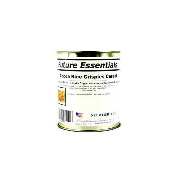 Future Essentials Canned Cocoa Rice Crispies Cereal