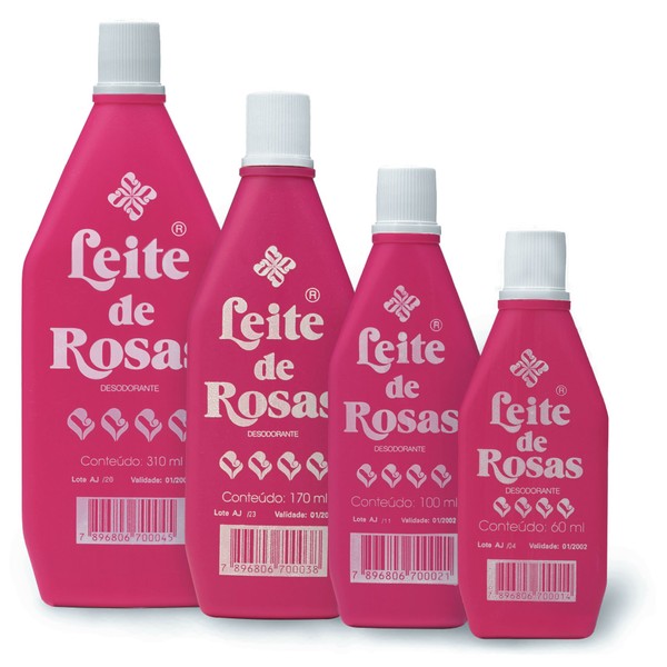 Linha Tradicional Leite de Rosas - Desodorante Corporal Leite de Rosas 310 Ml - (Leite de Rosas Classic Collection - Milk of Roses Body Deodorant 10.48 Fl Oz)