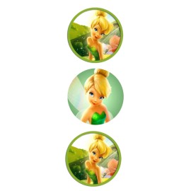 Sweets Party Treats 12 Tinkerbell Cupcake Topper EDIBLE Topper Tinkerbell Party Favor Frosting Sheet