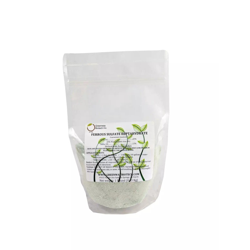 Greenway Biotech, Inc. Ferrous Sulfate Iron Sulfate Water Soluble Powder