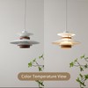 EFINEHOME Modern Decor Adjustable Pendant Lamp Kitchen Island, Aluminum and