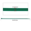 ZZRanYe 8 inch 3mm Dark Green Nylon Garden Cable Zip