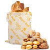 Beeswax Bread Bag 17×13 Inch Strap Reusable Washable Sourdough Storage