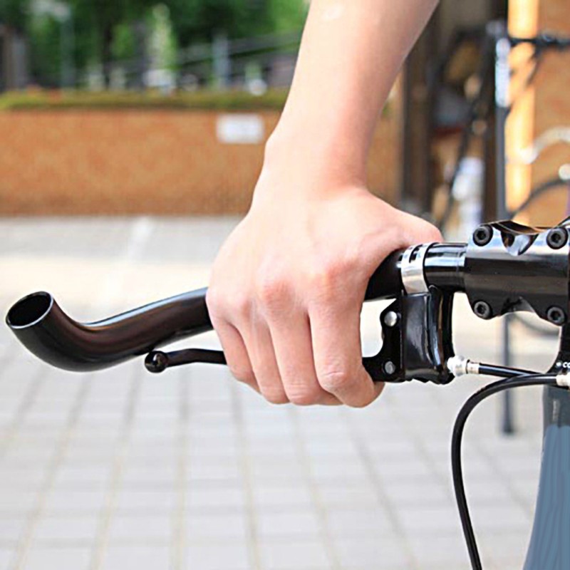 1 Pair Bike Brake Lever City Retro Road Handlebar Bent
