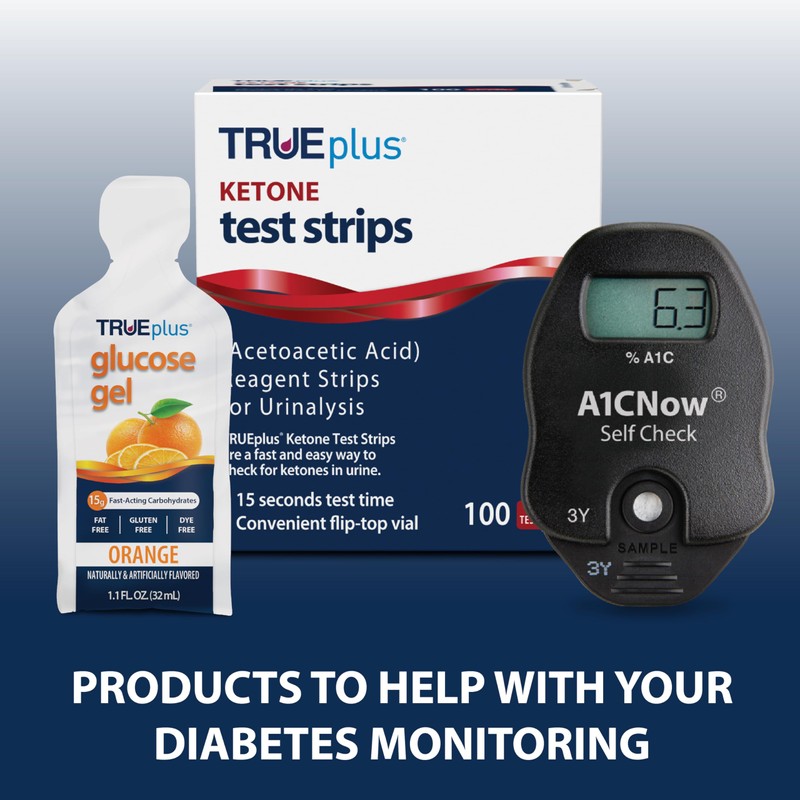 TRUEplus® Ketone Test Strips – Ideal for Low-carb dieters– Made