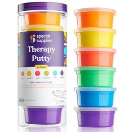 Colorful Therapy Putty Kit for Stress Relief and Hand Strength