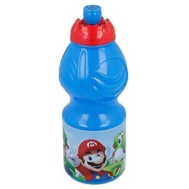 ILS I LOVE SHOPPING Kids Plastic Sports Bottle 400ml with Lockable Spout