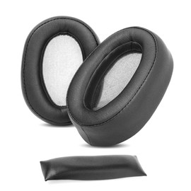 HTINDUSTRY Earpads and Headband Replacement Compatible with Sony WH-H900N MDR-100ABN Headphones Ear pads with Softer Protein Leather/Memory Foam
