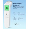 No-Touch Forehead Thermometer for Adults, Infrared Digital Thermometer for Kids,