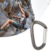 Carabiner Clip Climbing Safety Lock Aluminium Alloy D Shaped for