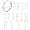 AIMALL 12x Invisible Ring Tightener Size Reducer Adjuster Pads, Transparent