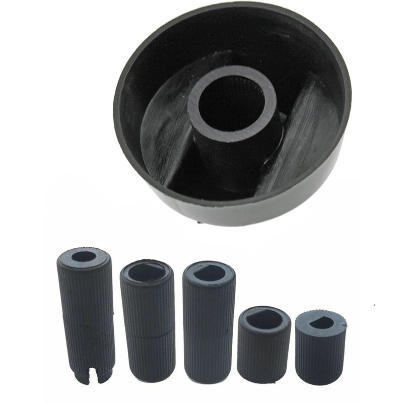 Oven Cooker Black Hob Flame Burner Hotplate Control Switch Knobs