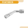Partuto 3 Pcs 135-Degree Universal Tire Valve Stem Extenders -