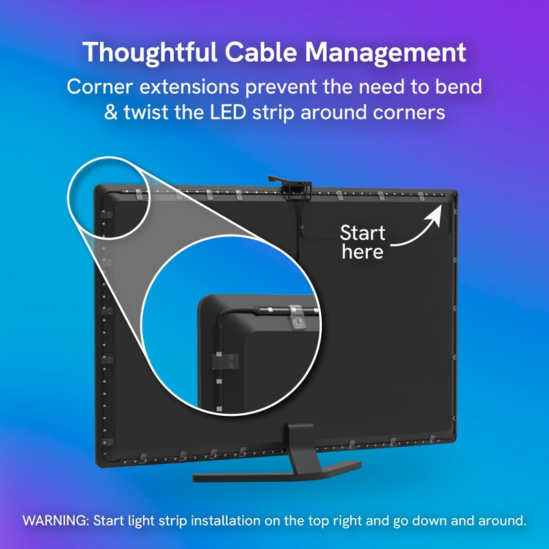Aura Labs Smart TV Backlight Sync to Screen for 70-85