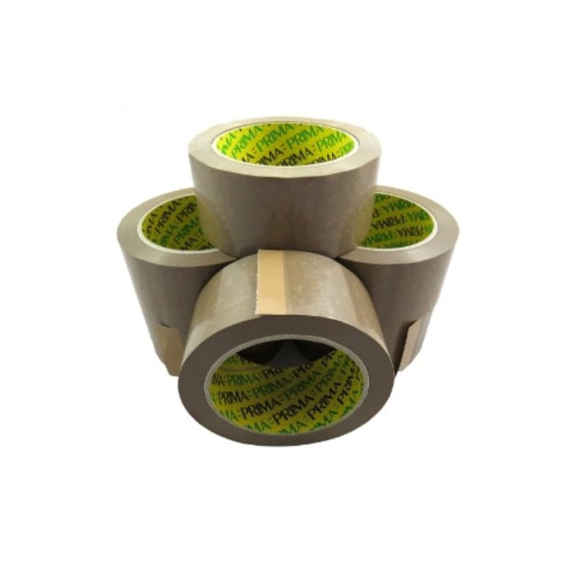 Prima Tape Brown Clear White Fragile Rolls Packaging Tape for