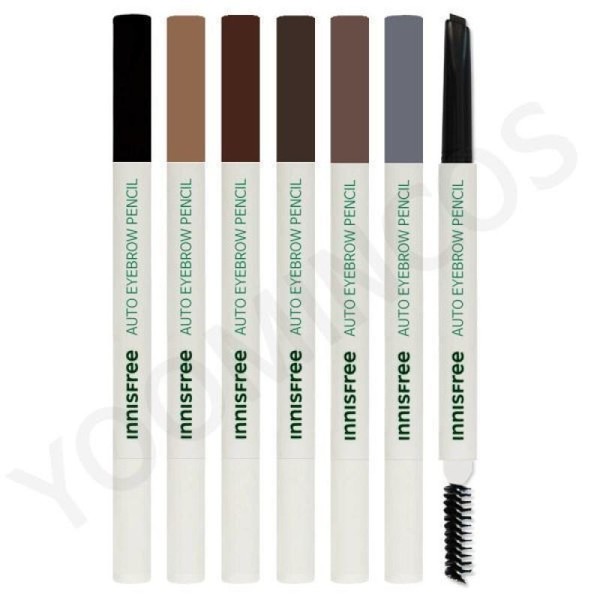 1+1+1/Innisfree Flat Eyebrow Pencil 3 pcs / 1+1+1이니스프리 납작 아이브로우