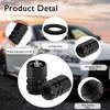 Tire Valve Stem Caps Skeleton Skull Car Accessories 4-Pack-Aluminum Alloy