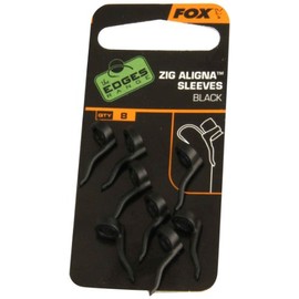 Fox Zig Aligna Sleeves Black Qty 8