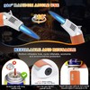 Butane Torch Lighter， Refillable Butane Torch with Safety Lock， Adjustable