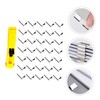 FUNOMOCYA 1set Clam Clip Dispenser Document Clips Paper Clipper for
