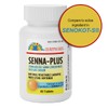 GeriCare Senna Plus Natural Vegetable Laxative with Stool Softener, Docusate