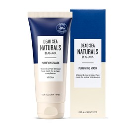 Dead Sea Naturals Purifying Mask - Clarifying & invigorating mask for the face, Purifies, cleanses, refines skin texture & leaves skin soft, with powerful Dead Sea Minerals, 3.4 Fl.Oz