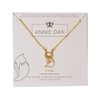 Annie Oak Geometric Fox Necklace 18 karat Gold Plated Jewellery
