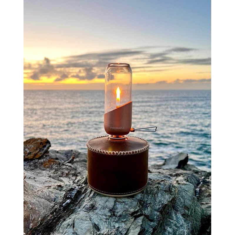 Fire-Maple キャンプランタン ガスランタン 明るい キャンドル風 コンパクト 雰囲気 オレンジガスランタン キャンプ 登山