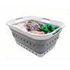 SAMMART 42L (11 gallon) Collapsible Plastic Laundry Basket - Foldable