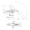 AMF 94128 0007639420020" 6841" Push-Pull Type Toggle Clamp with Angle