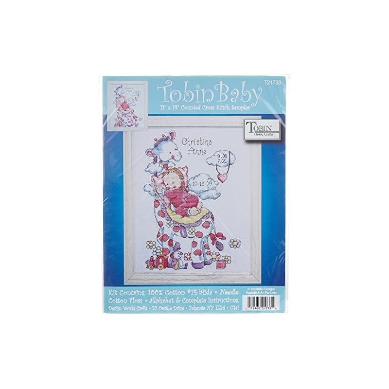 Tobin Giraffe Baby Sampler, Multi-Color