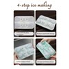 2-Pack Silicone Cat Ice Cube Trays with Free Stainless Steel