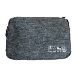 Travel toilet bag is used to store toiletries, with a large capacity storage hanging toilet bag (Gray)