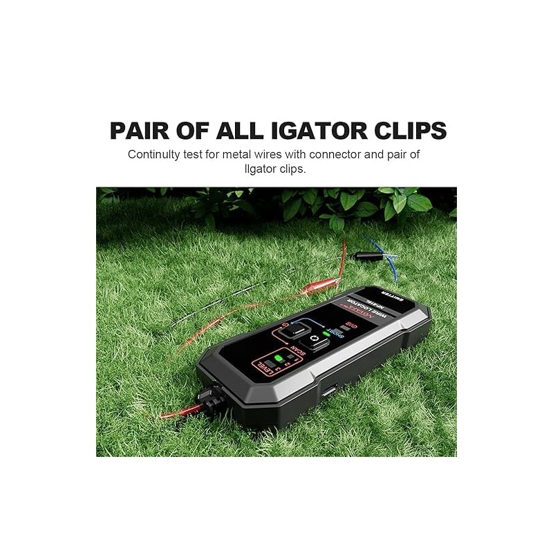 NOYAFA Upgraded Underground Wire Locator, Underground Cable Locator for Pet