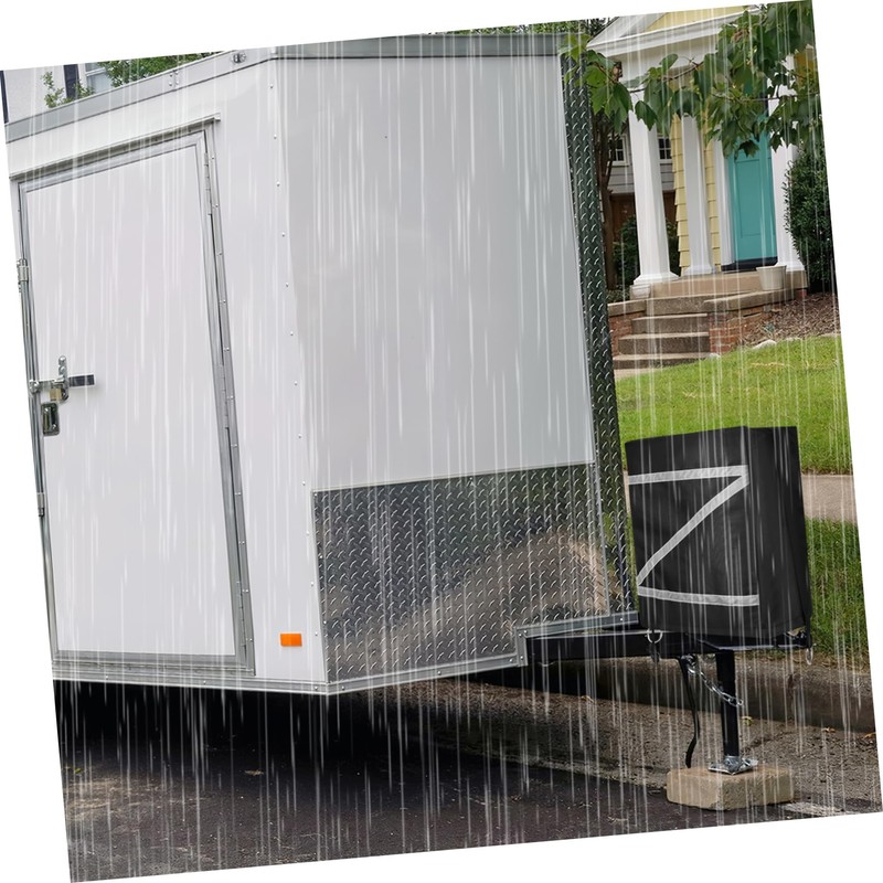 FUNOMOCYA Rv Trailer Accessories Waterproof Cover Oxford Fabric Jack Cover
