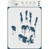 Bloody Handprint Stencil 11.4 x 15 cm (S) - Human