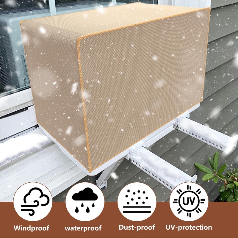 BJADE'S Window AC Cover Compatible with Midea U-Shaped Window Air